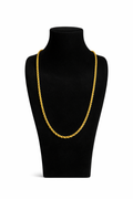 Stainless Steel Gold Colored Rope chain