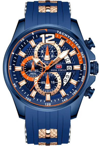 MiniFocus 0350G Mens Chronograph Watch