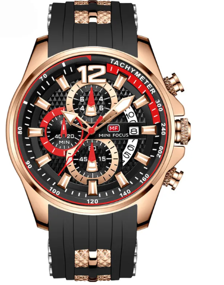 MiniFocus 0350G Mens Chronograph Watch