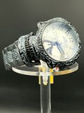 Invicta  Skull Design Watch – Carved Case | Black Gothic Style | New w/ Box