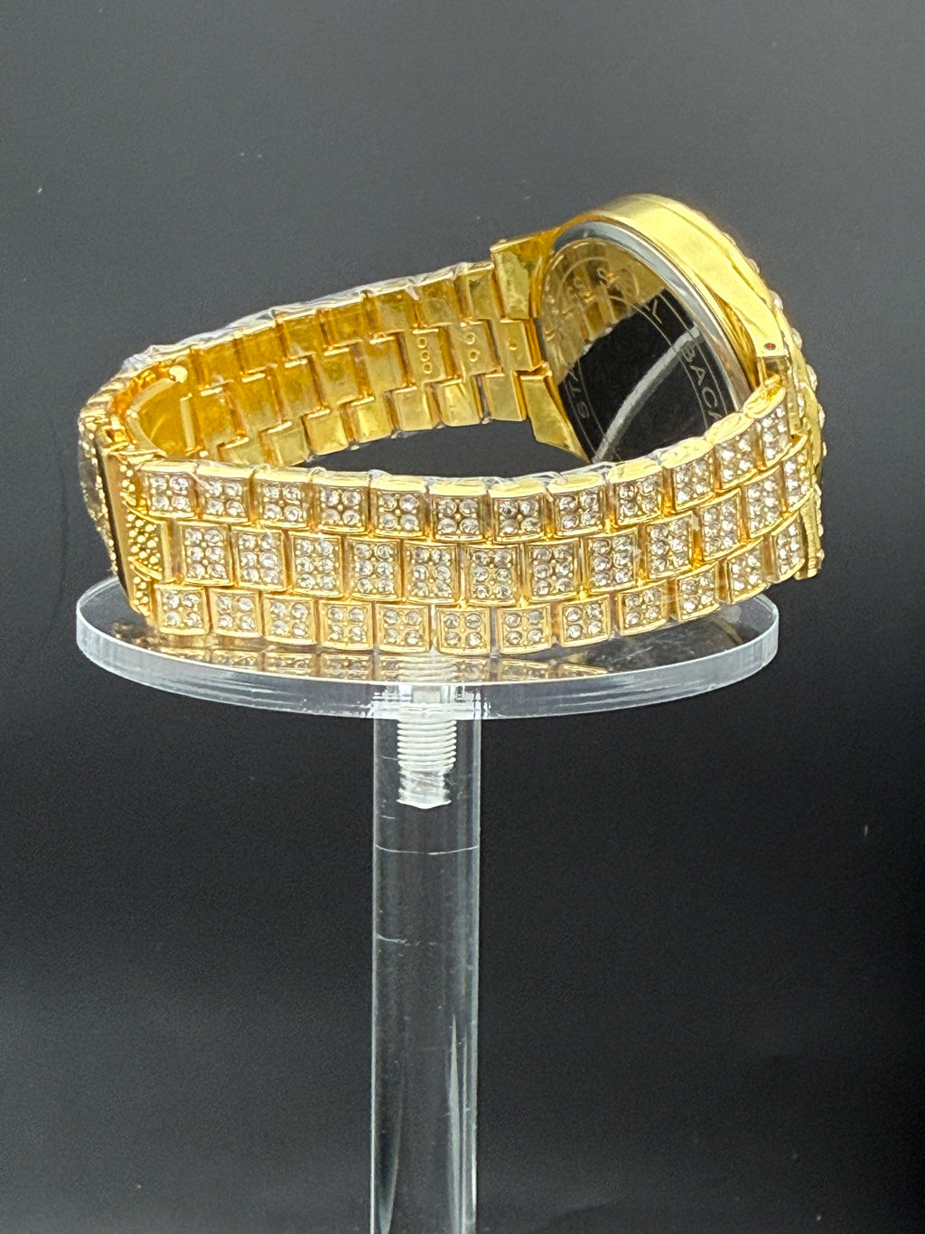 Iced Watch-Gold on Gold