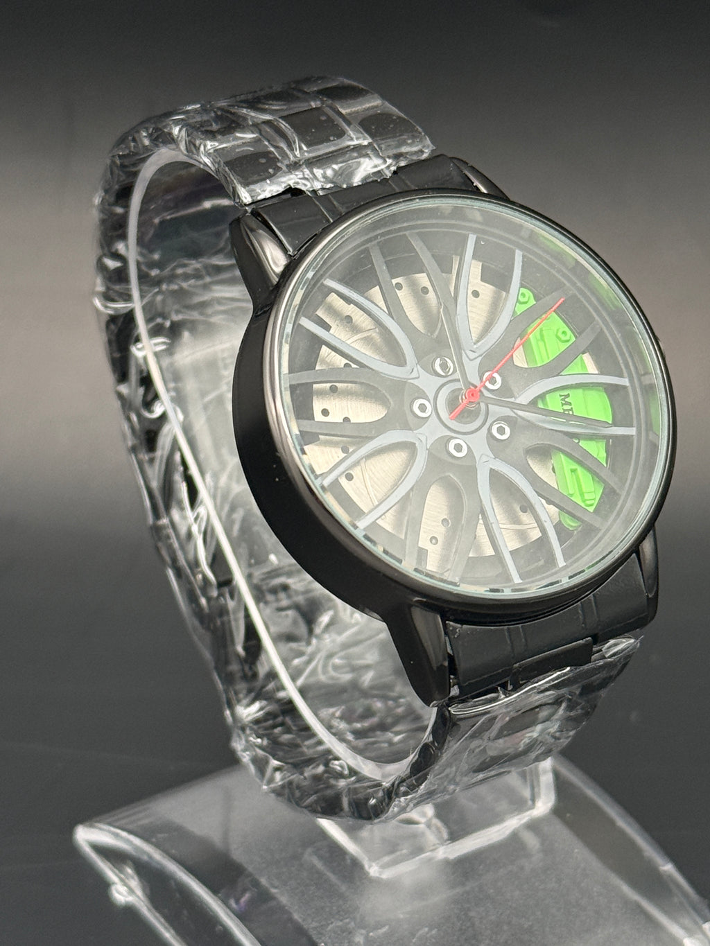 Brake Rotor Wheel Design Watch – Red, Green, or Yellow Caliper Edition