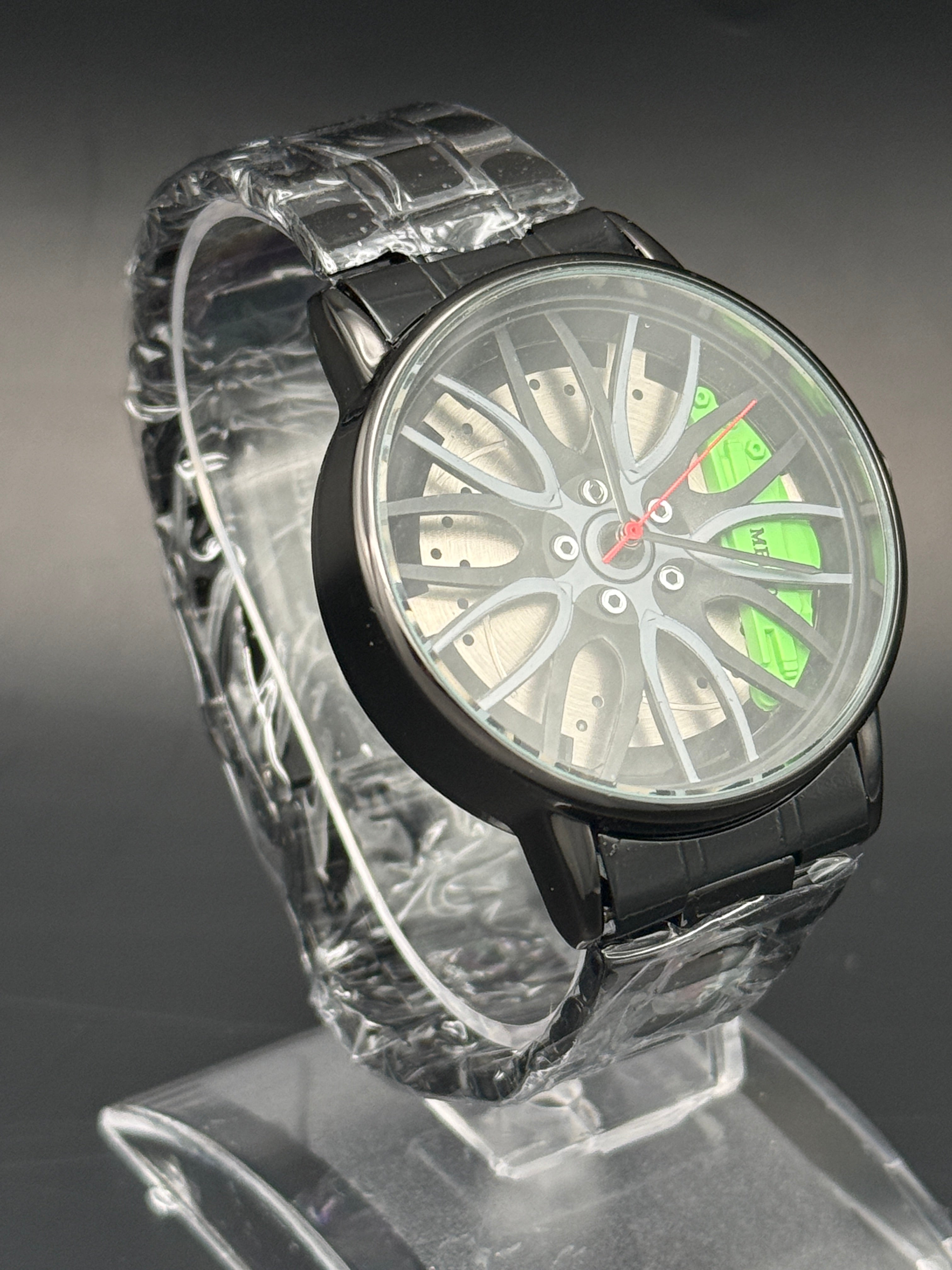 Brake Rotor Wheel Design Watch – Red, Green, or Yellow Caliper Edition