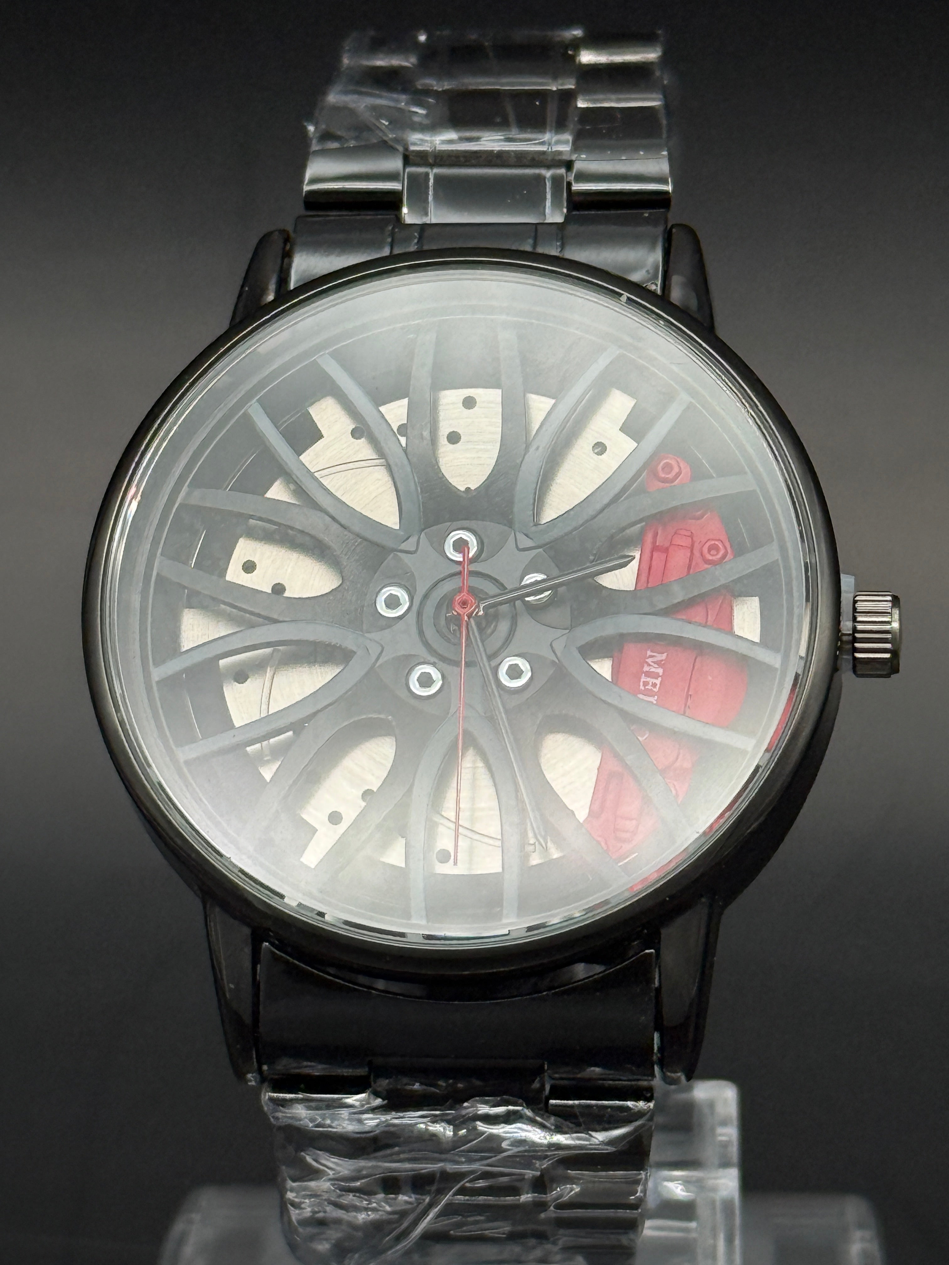 Brake Rotor Wheel Design Watch – Red, Green, or Yellow Caliper Edition