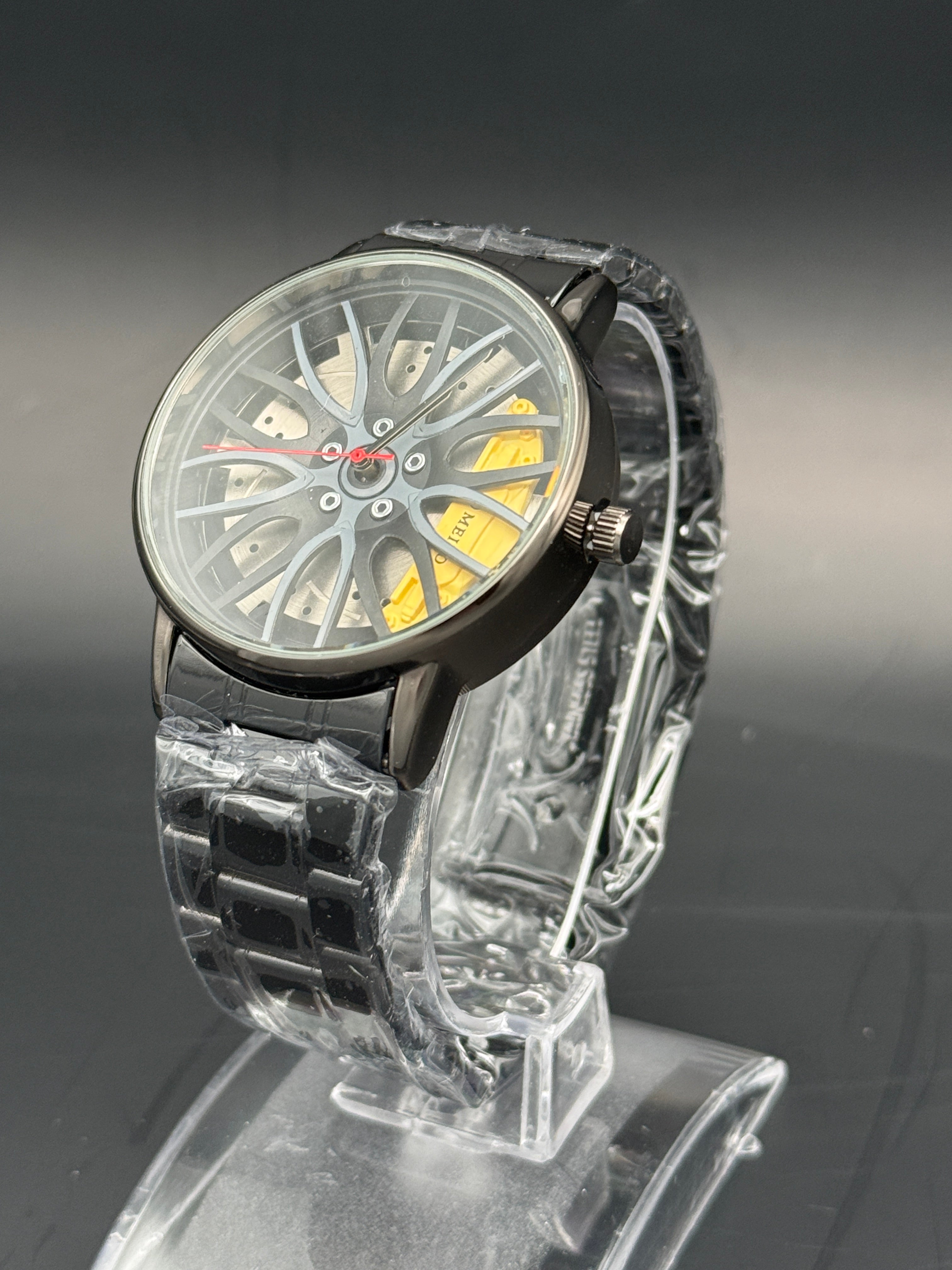 Brake Rotor Wheel Design Watch – Red, Green, or Yellow Caliper Edition