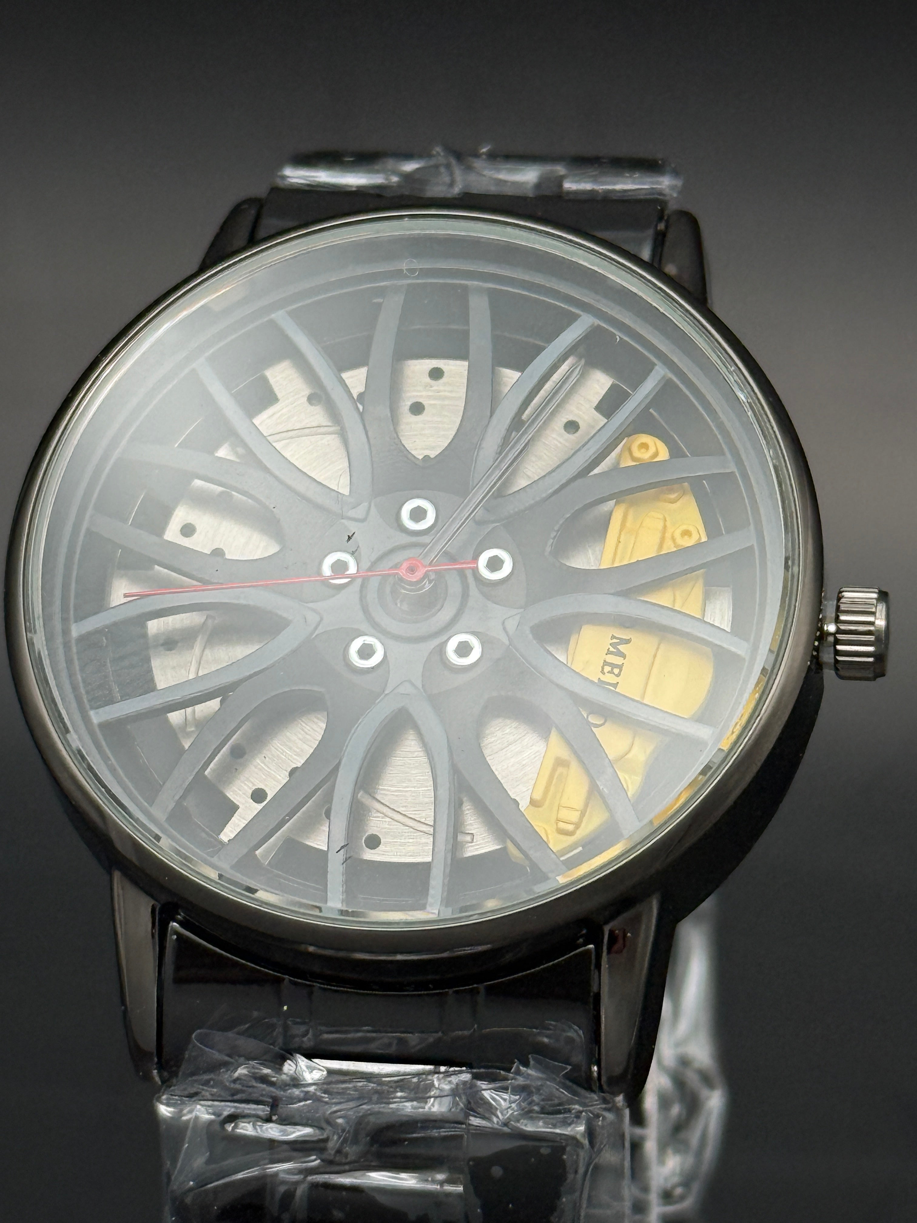Brake Rotor Wheel Design Watch – Red, Green, or Yellow Caliper Edition
