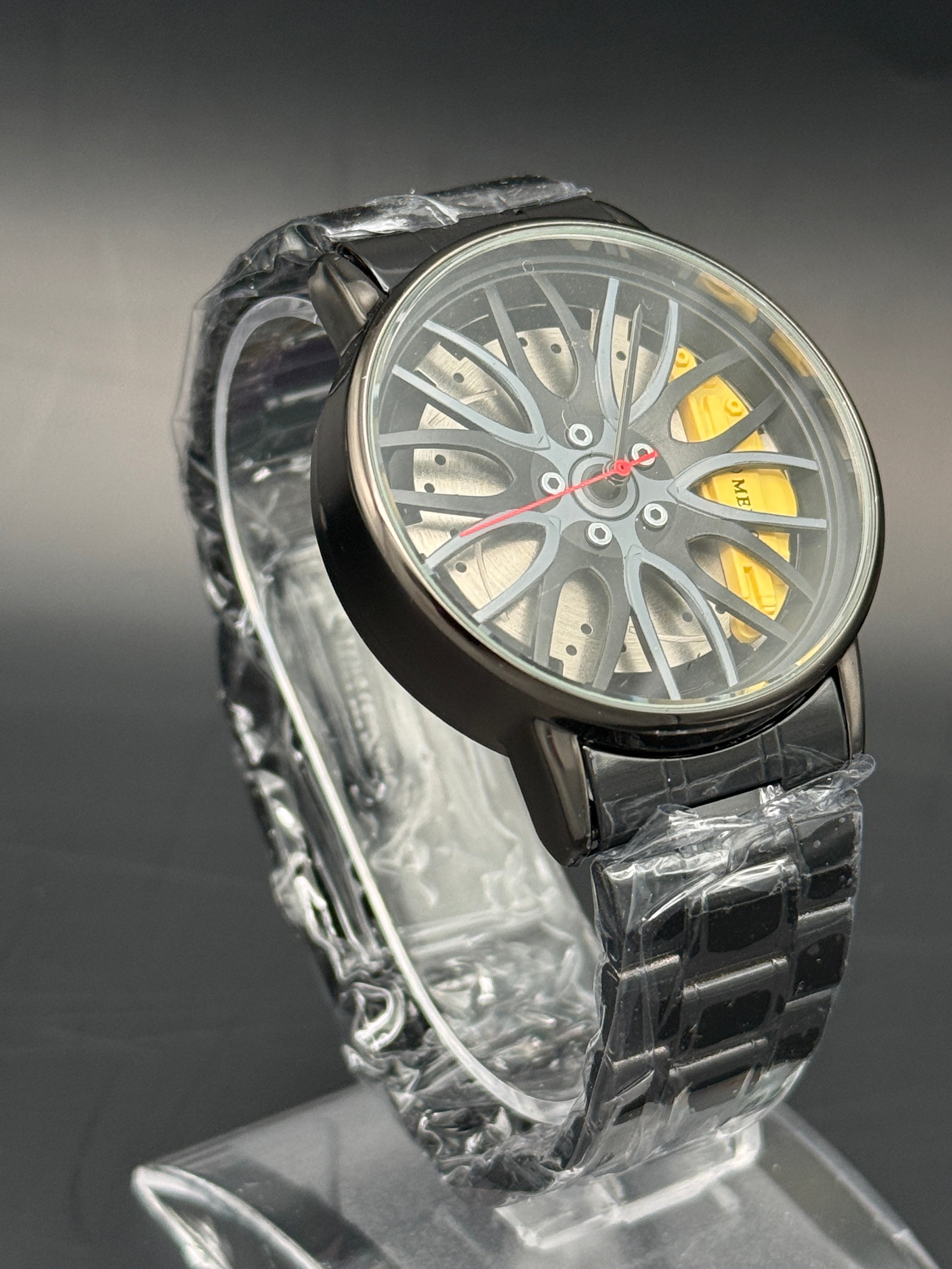 Brake Rotor Wheel Design Watch – Red, Green, or Yellow Caliper Edition