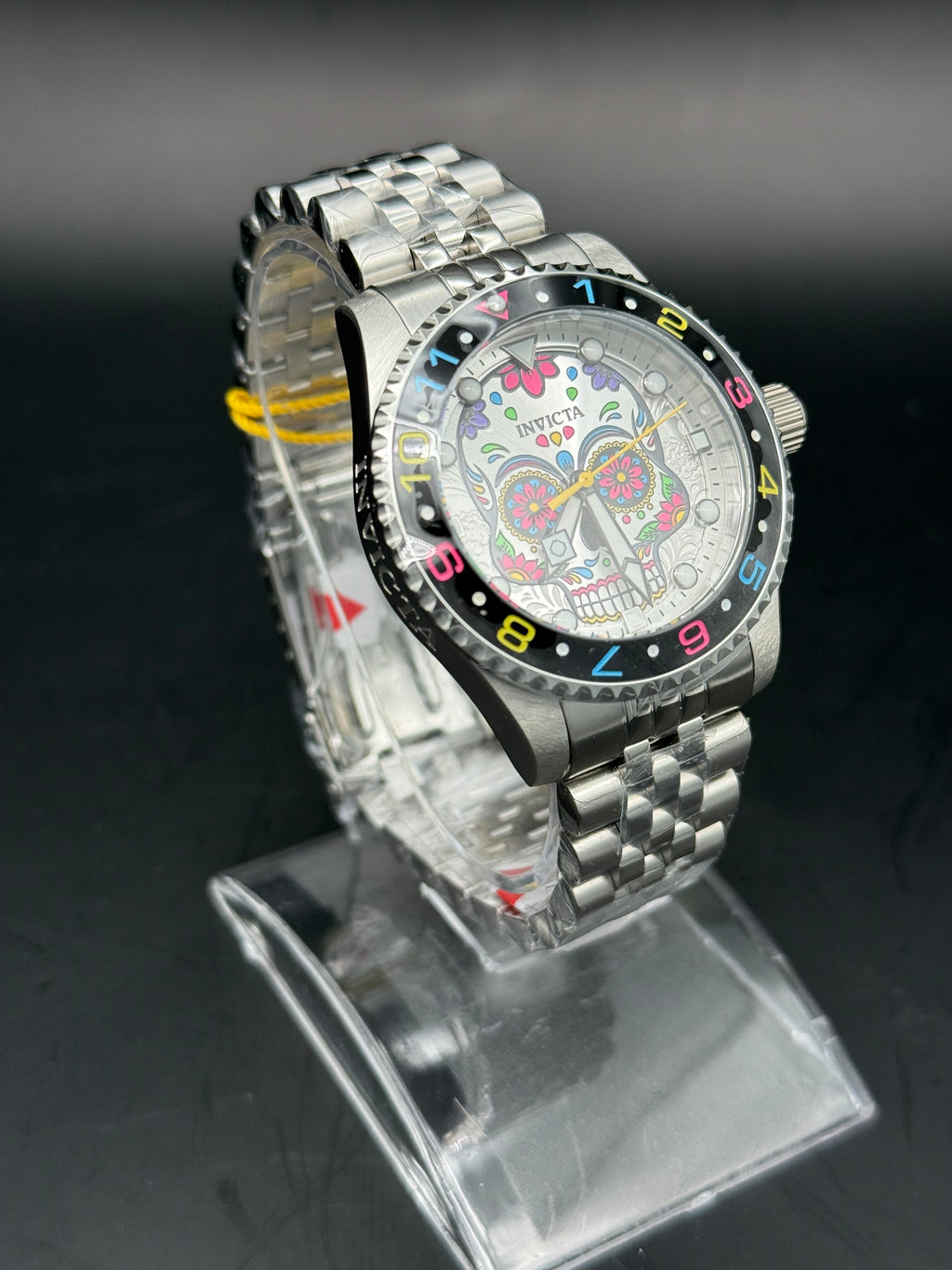 Invicta 36858 Sugar Skull Limited Edition Quartz Watch Stainless Steel