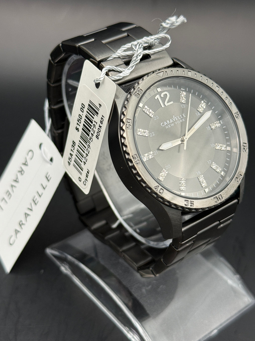 Caravelle New York 45A138 Crystal Accent Watch