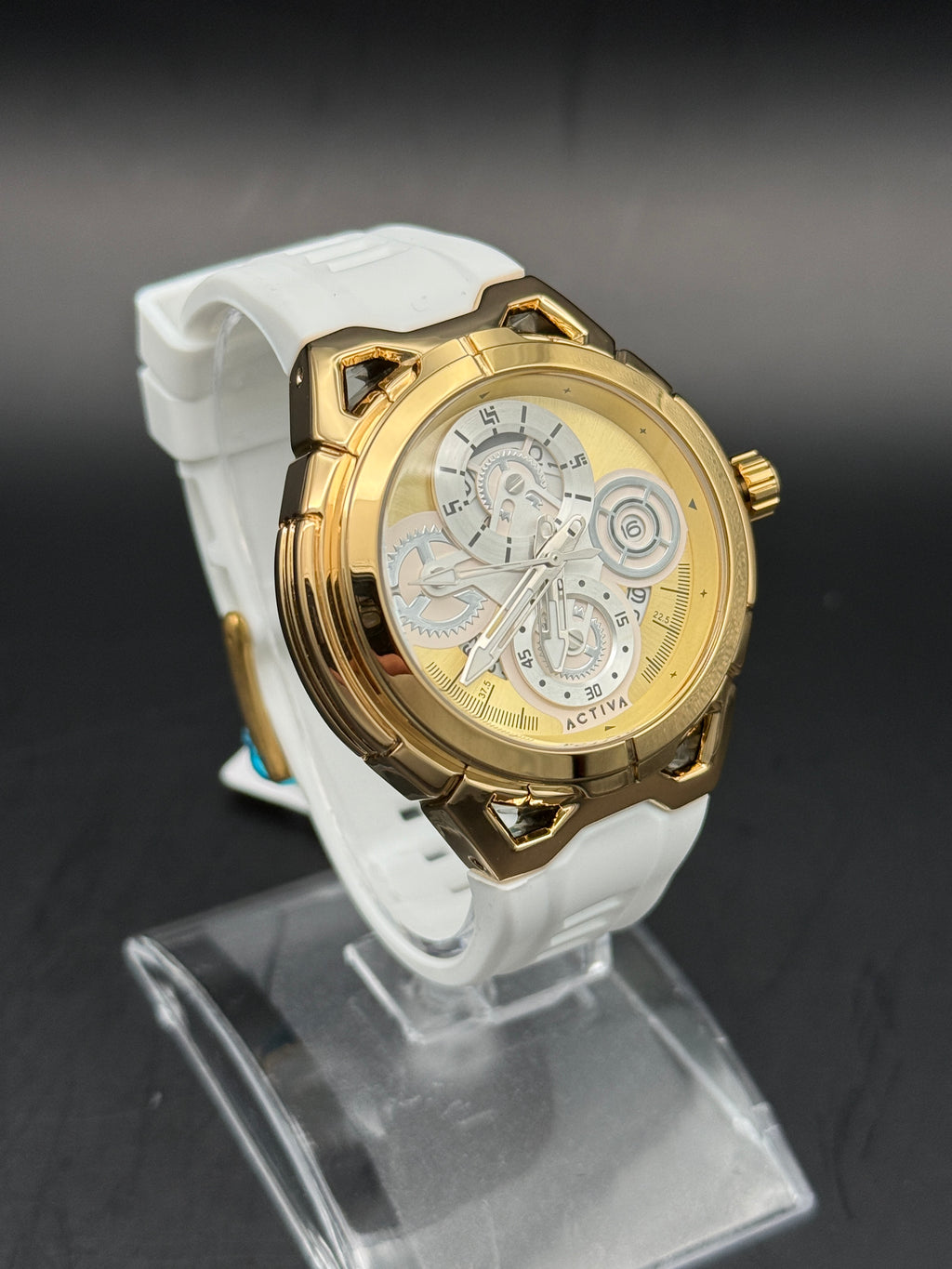 Invicta Activa Drift X ACW9349-010 White and Gold
