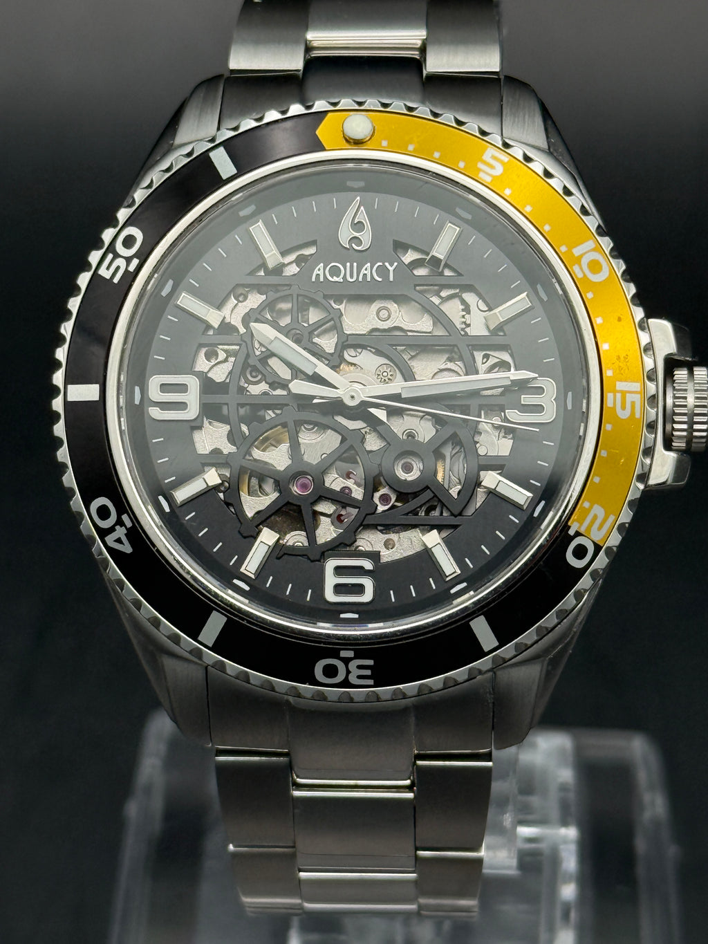 Aquacy Hei Matau Skeleton Automatic Dive Watch