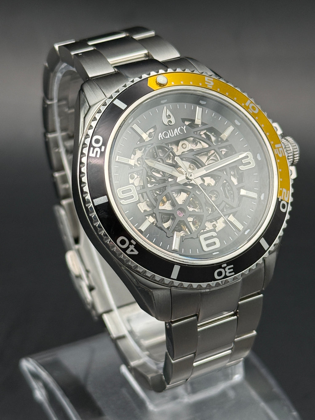 Aquacy Hei Matau Skeleton Automatic Dive Watch
