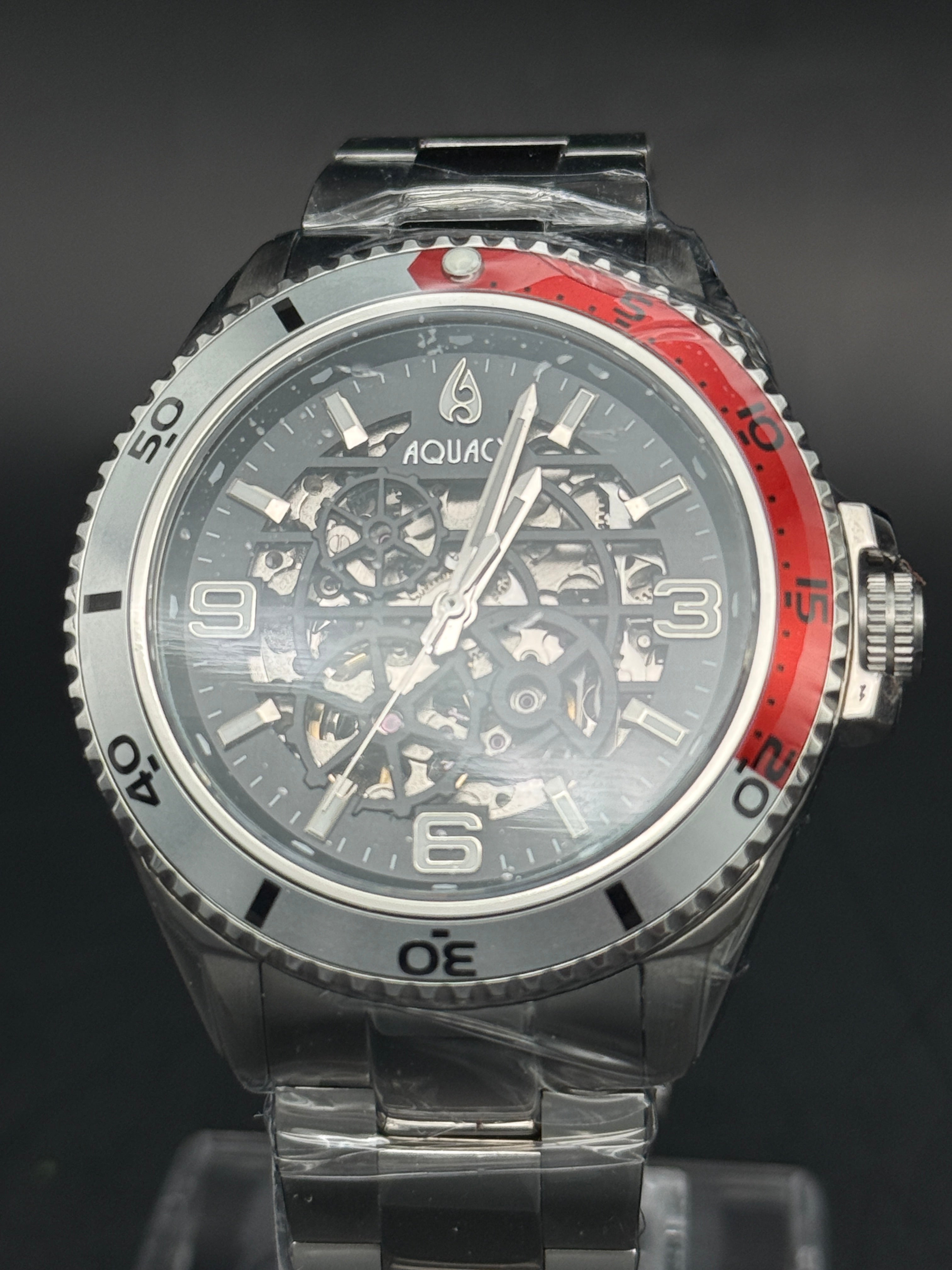 Aquacy Hei Matau Skeleton Automatic Dive Watch