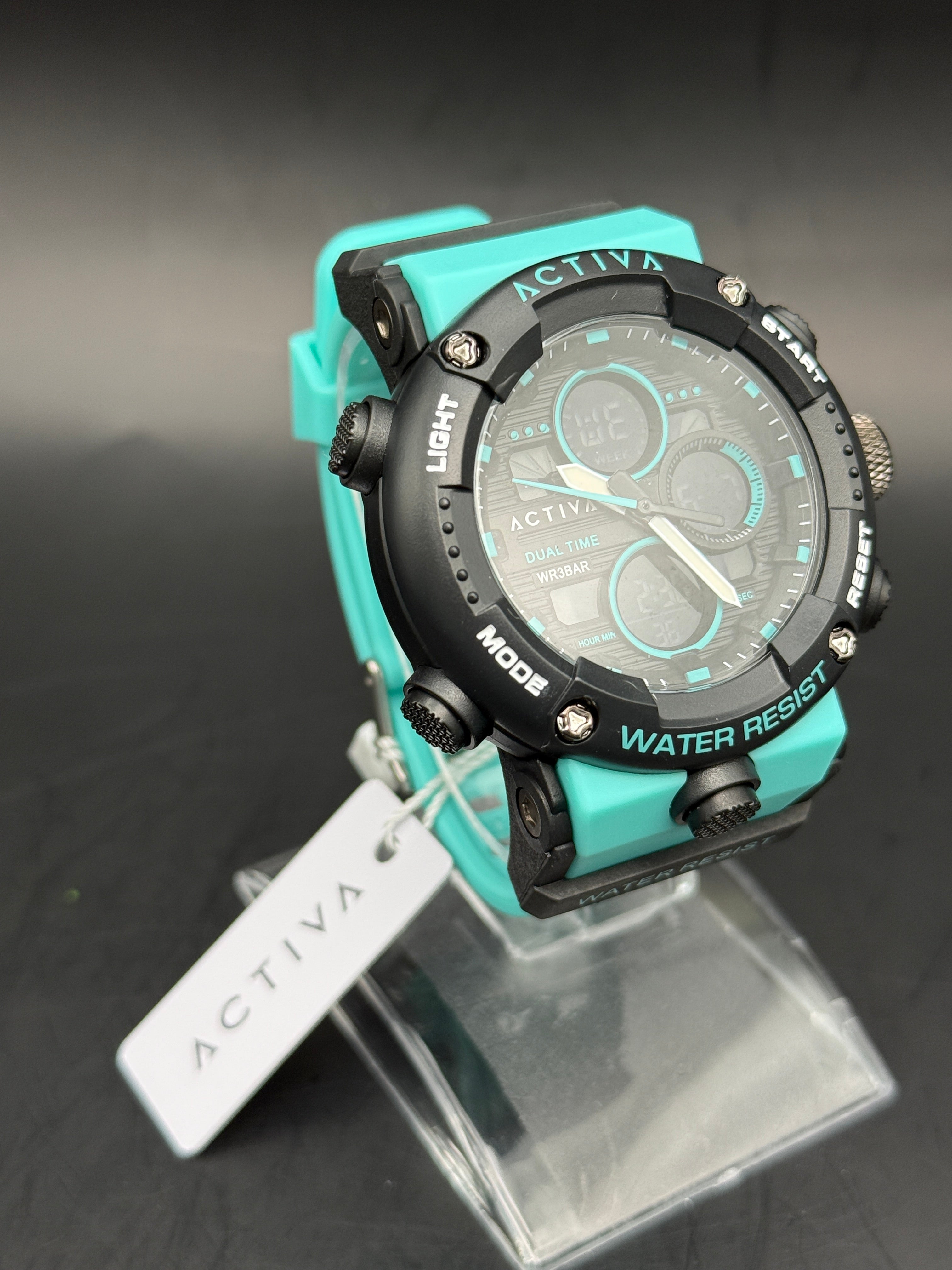 Activa ACW8038-003 Dual Time Analog-Digital Sport Watch