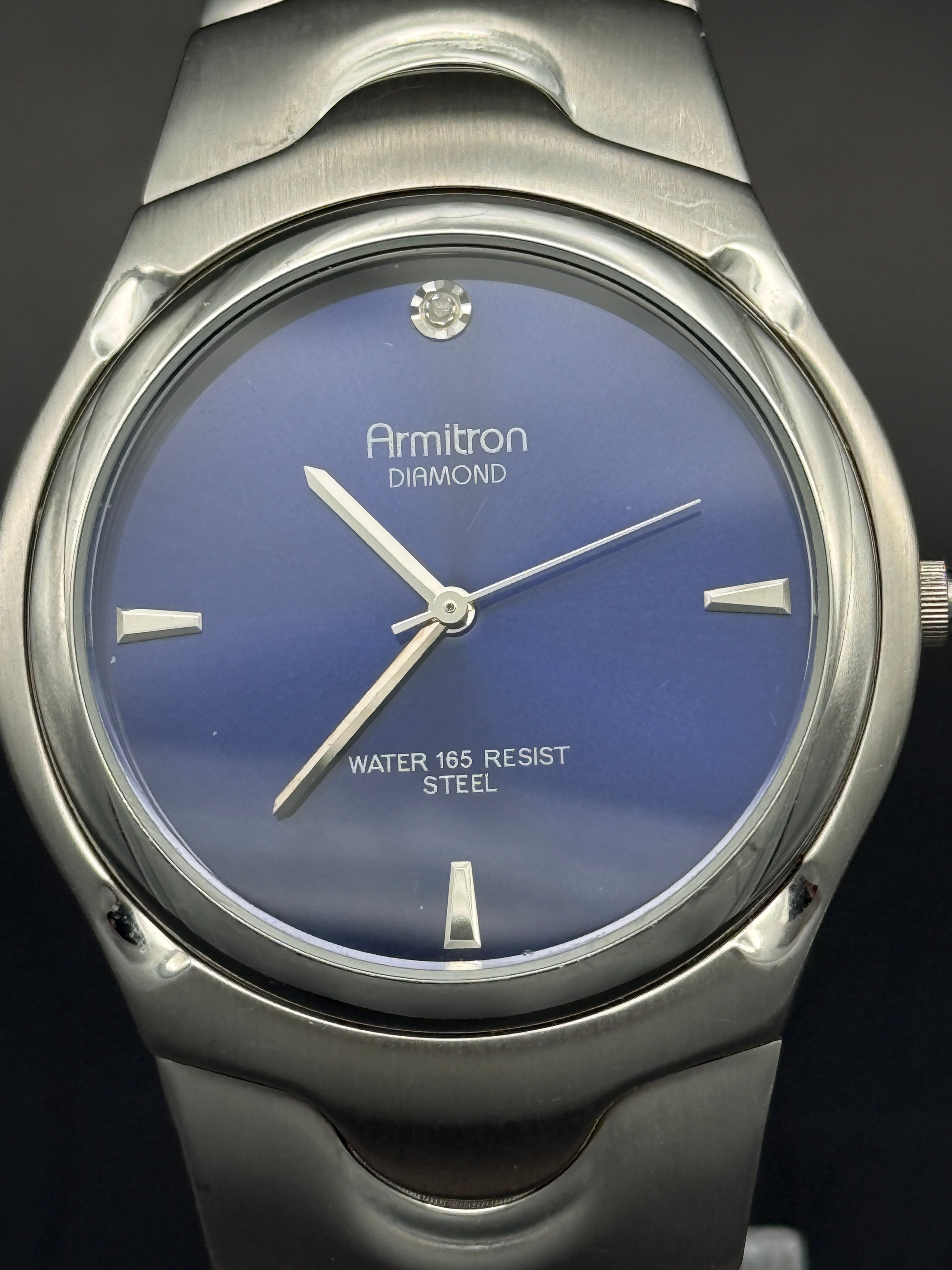 Armitron Diamond Blue Dial 20/4179