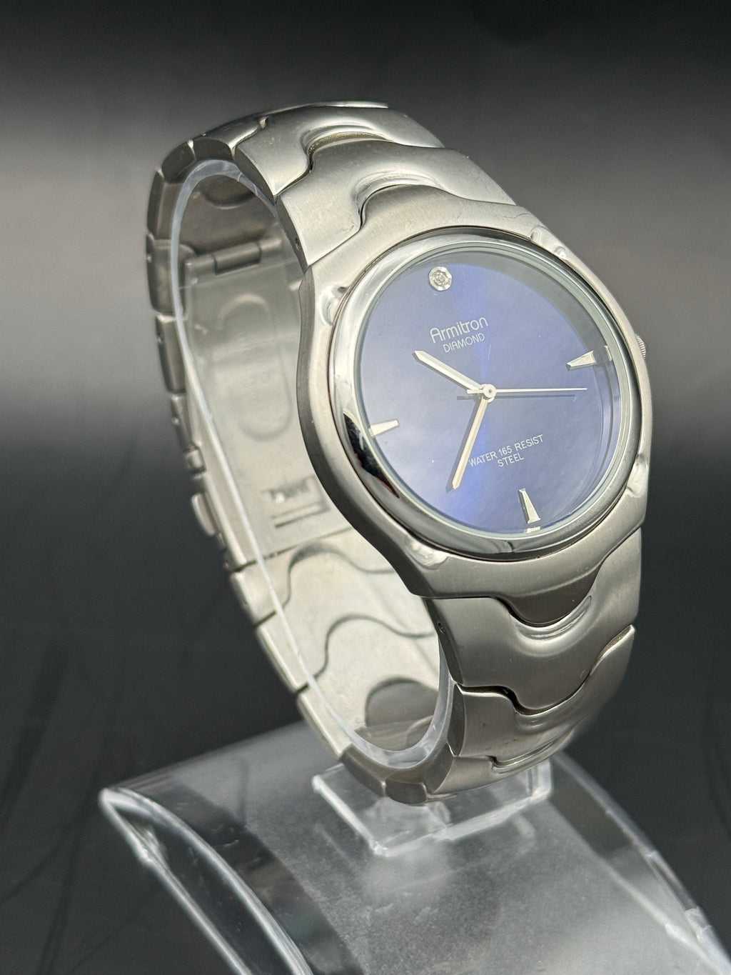 Armitron Diamond Blue Dial 20/4179