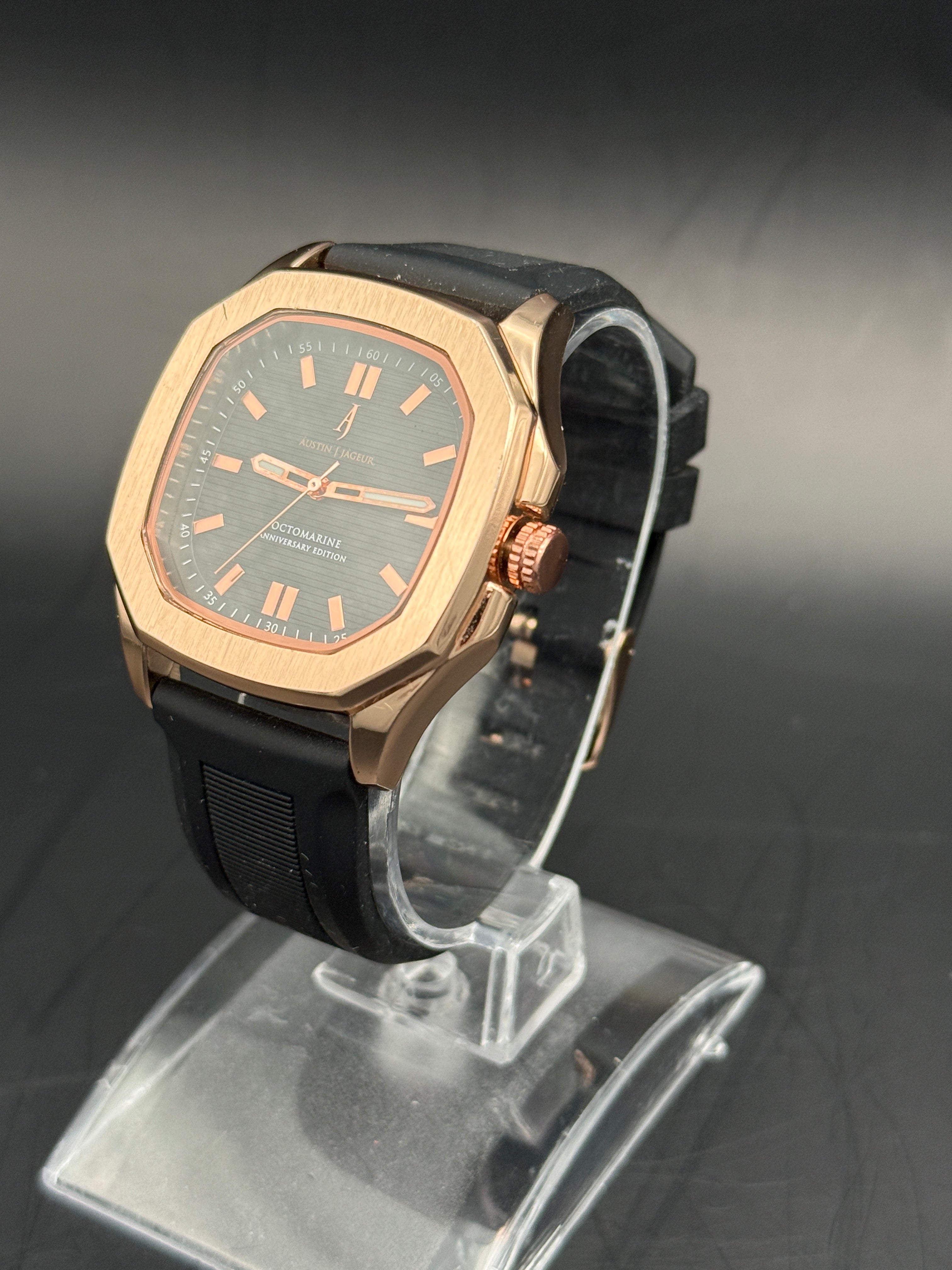 Austin J. Jageur Octomarine Anniversary Edition – Rose Gold Tone