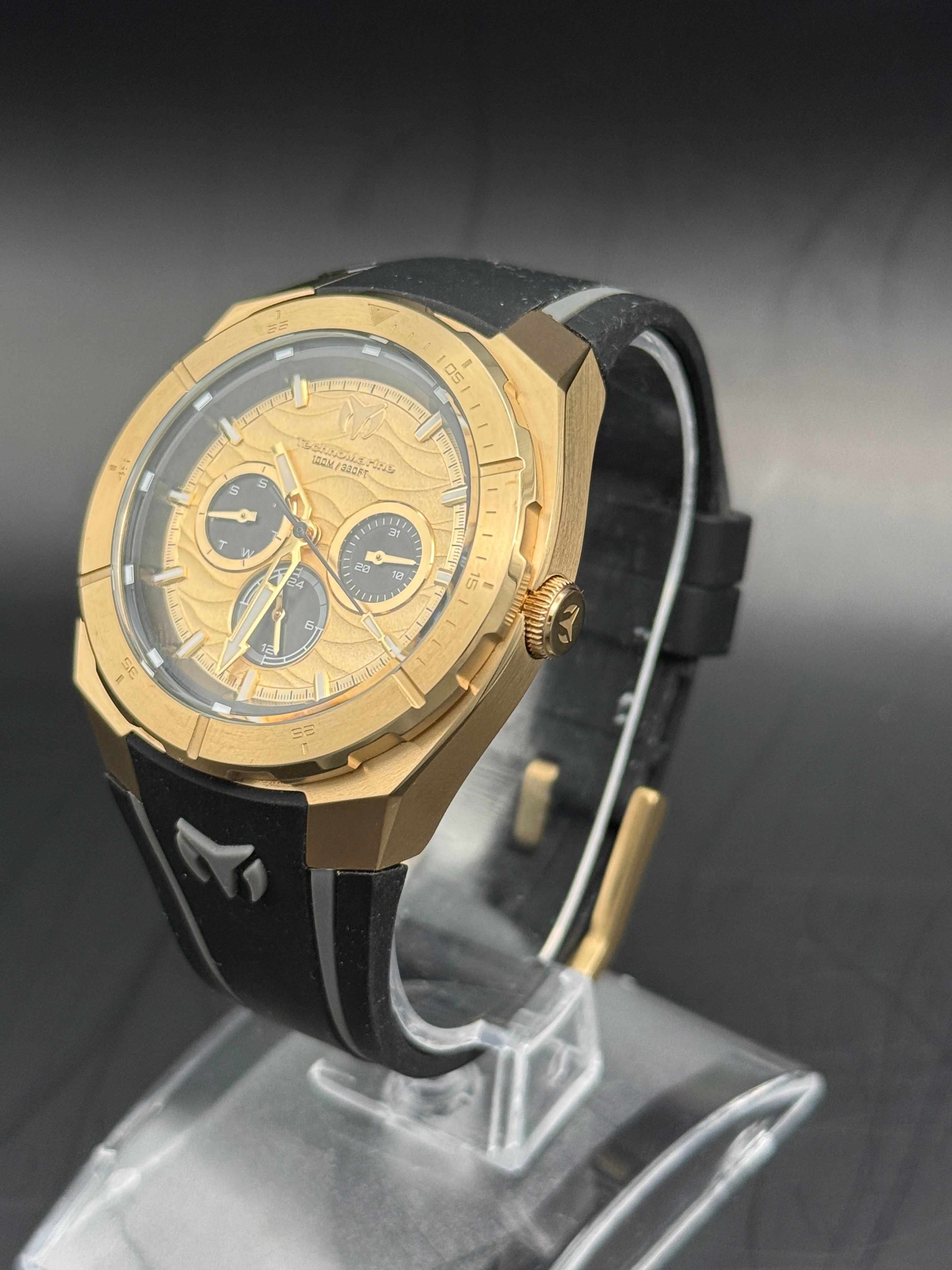 TechnoMarine Cruise TM-125025 Gold Black Dial