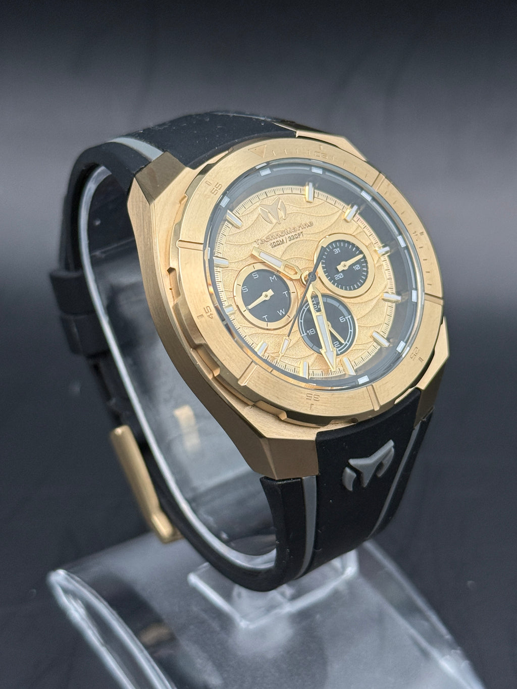 TechnoMarine Cruise TM-125025 Gold Black Dial