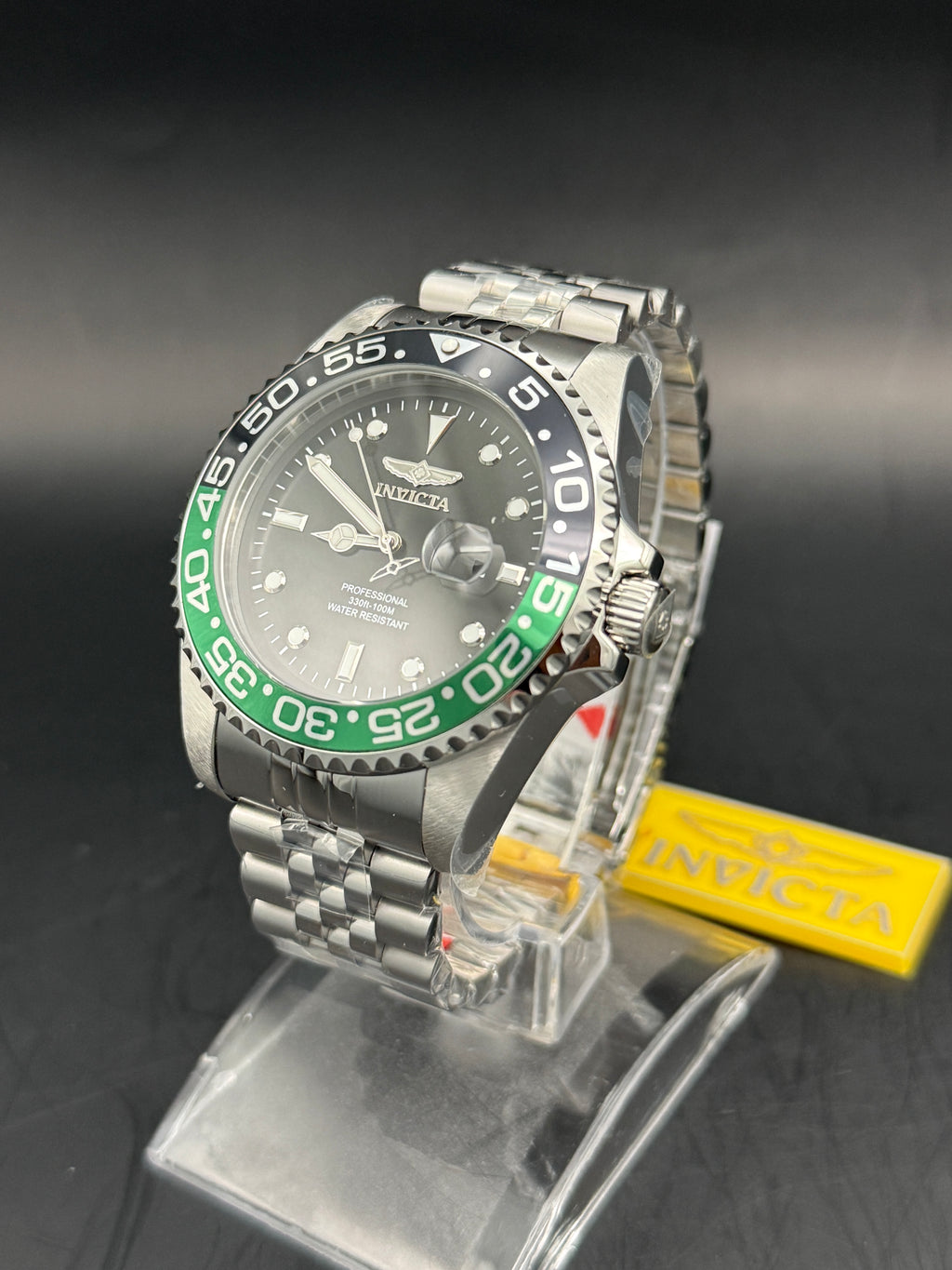 Invicta Grand Diver 48387 Black & Green Dive | 47mm
