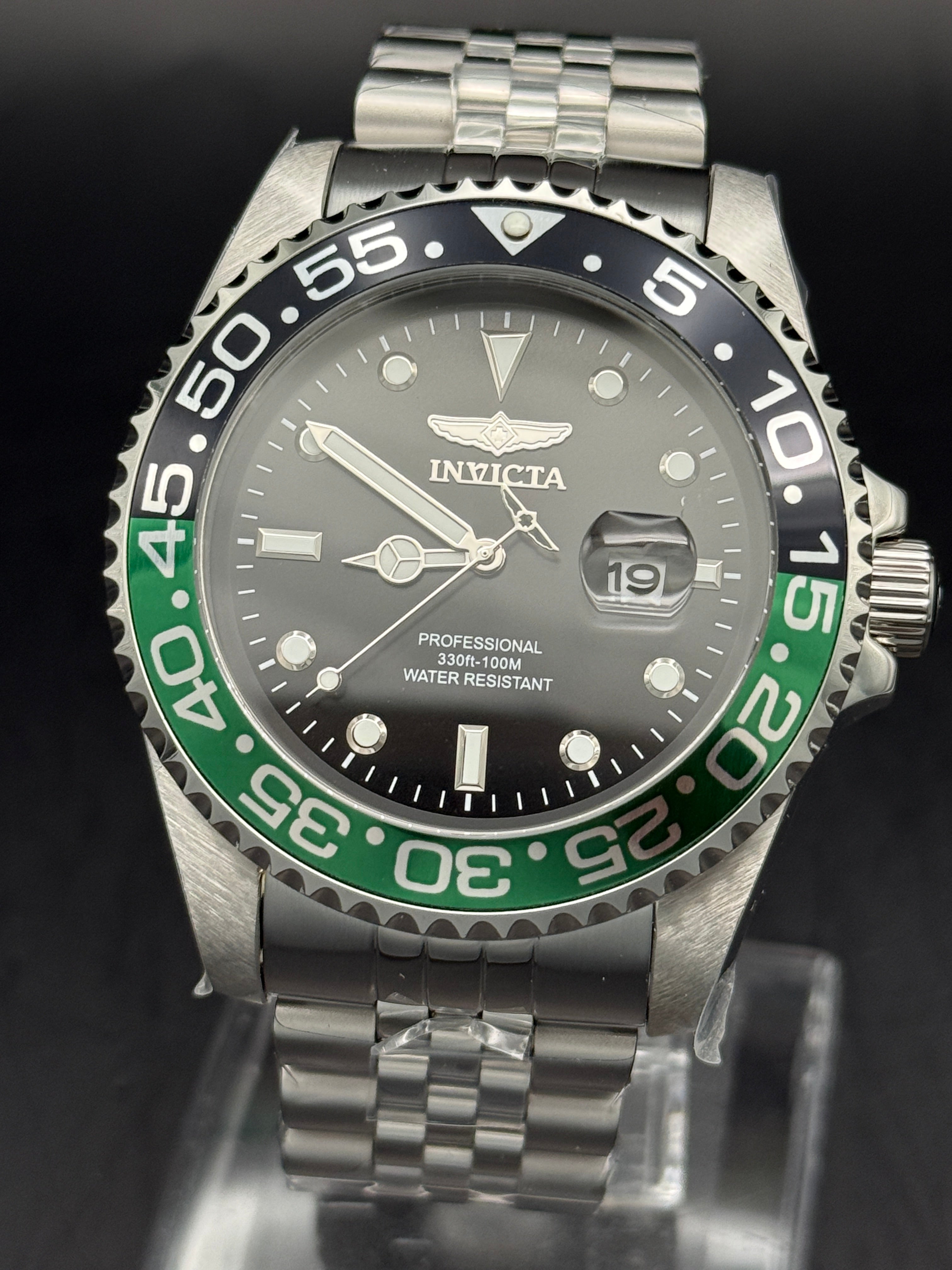 Invicta Grand Diver 48387 Black & Green Dive | 47mm
