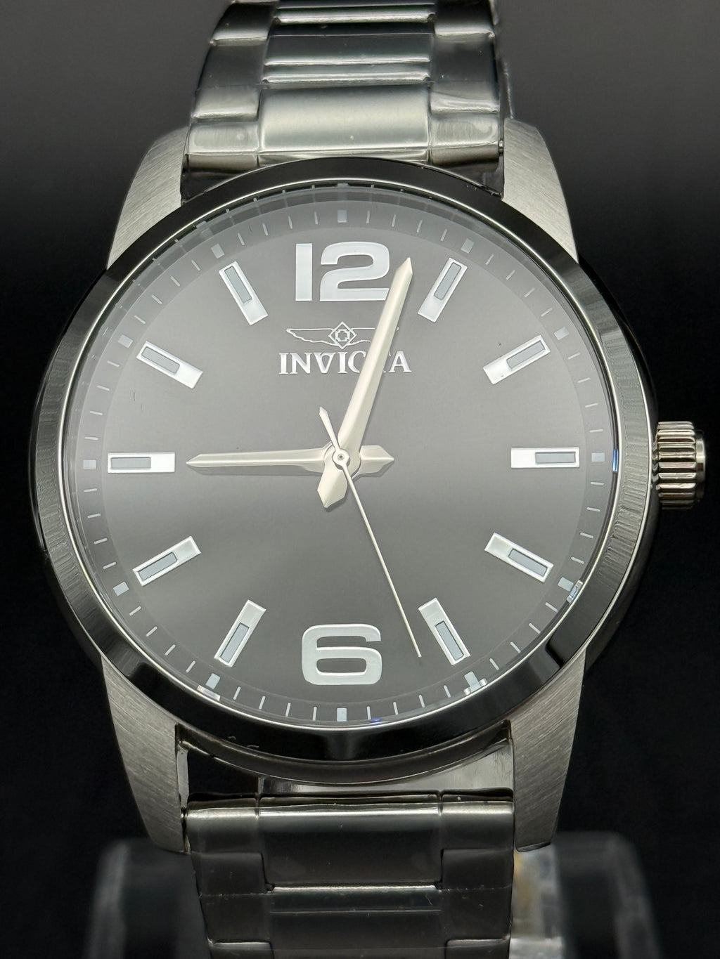 Invicta 48491 Men’s Black Dial Stainless Steel