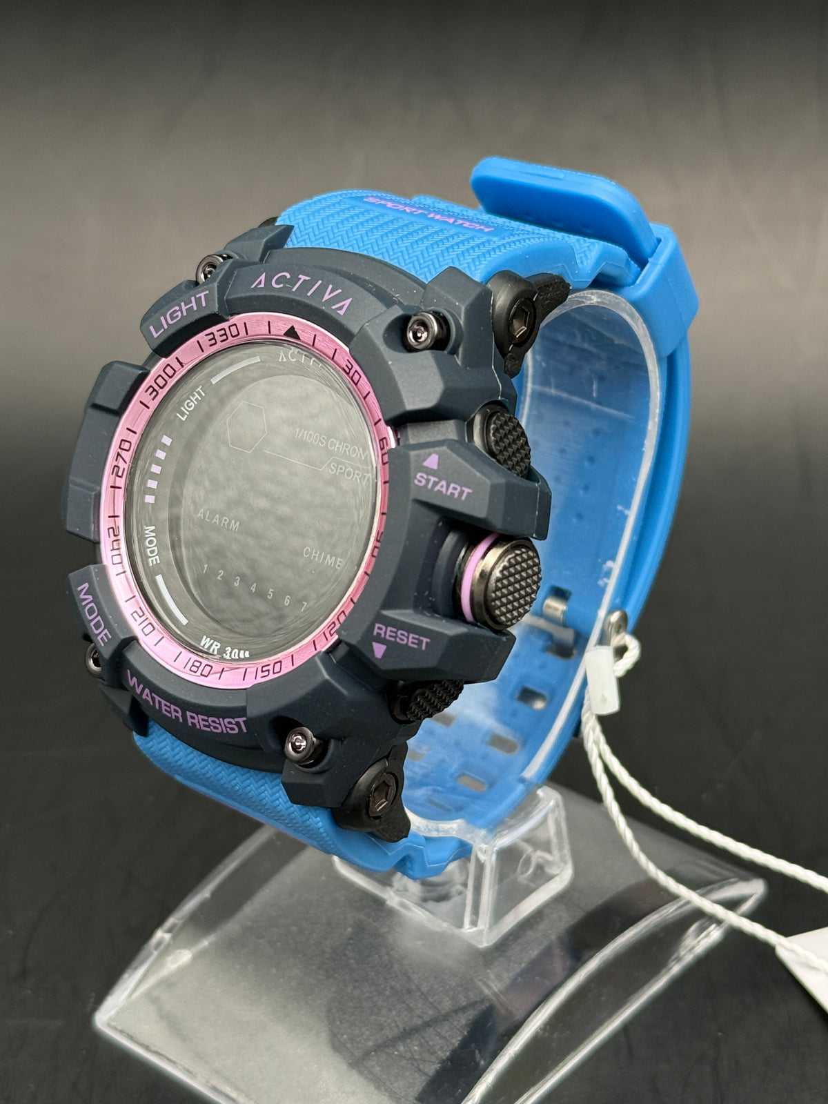 Activa ACW8020-007 Digital Sport Watch – Blue & Pink
