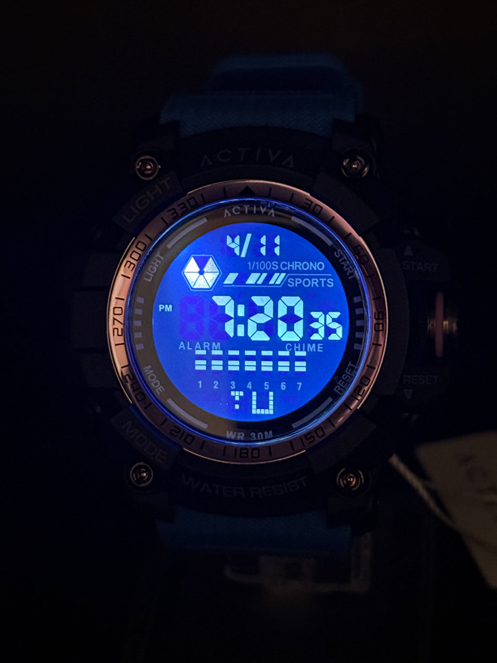 Activa ACW8020-007 Digital Sport Watch – Blue & Pink