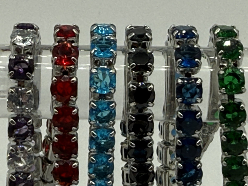 Assorted Colors Tennis Bracelets