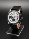 TechnoMarine Ocean Nomad TM-318088 | Silver Dial | Black Leather Strap